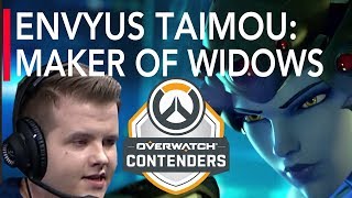 Overwatch  EnVyUs vs Kungarna Taimou  The Maker of Widows  Contenders Highlgihts [upl. by Marinna]