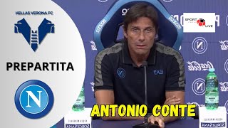 HELLAS VERONANAPOLI ANTONIO CONTE in conferenza stampa sentite cosa ha detto [upl. by Udela364]