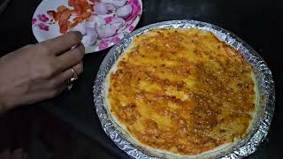 Pizza Banane Ka Aasan Tarika🍕😋🤤 pizza pizzarecipe fastfood explore trending fastfoodrecipes [upl. by Aminta]