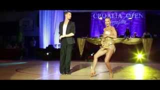 Miha Vodicar  Nadiya Bychkova  Croatia Open 2014  Showdance 1 [upl. by Yanel]