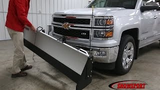 How to mount a SNOWSPORT® Snow Plow in 32 seconds [upl. by Sonnnie]