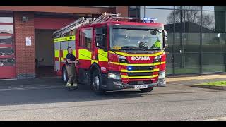 Leicestershire fire and rescue Coalville FES25P1 [upl. by Trebla]