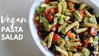 VEGAN PASTA SALAD  allycancook [upl. by Nasaj263]