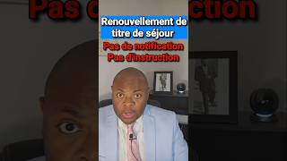 Renouvellement de titre de séjour SMS notification instruction [upl. by Ydnat]