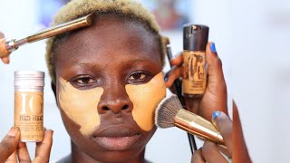 10M VIEWS 😢MUST WATCH 😭VIRAL ⬆️ YOU WONT BELIEVE THIS 👉 DARK SKIN MAKEUP TRANSFORMATION AND HAIR [upl. by Honora]