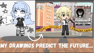 ˗ˏˋ⋆ ✧my drawings can predict the future  Gacha life mini movie✧ 𝐆𝐋𝐌𝐌⋆ ´ˎ˗ [upl. by Anonyw377]