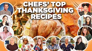 Food Network Chefs Top Thanksgiving Recipe Videos [upl. by Lemal]