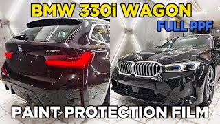 BMW 330i Touring M Sport LCI Wagon Full PPF Paint Protection Film [upl. by Elazaro]