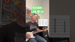 Rumble by Link Wray Guitar Lesson amp Tutorial linkwray guitar lesson tutorial shorts [upl. by Inor]