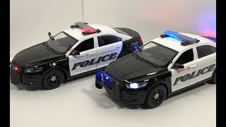 124 Mason City Police Ford Tauruses with Working Lights CUSTOM ORDER [upl. by Warram]