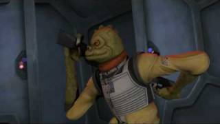 Bossk in Action Clone Wars Season Two Finale Promo [upl. by Oswal]