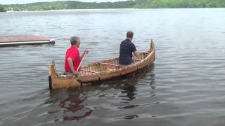 May 27 2013 Birchbark canoe paddling University of WisconsinMadison [upl. by Hodgson134]