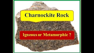 Charnockite Composition of Charnockite Rock [upl. by Alegnave629]