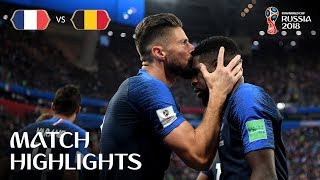 France v Belgium  2018 FIFA World Cup  Match Highlights [upl. by Emmit510]