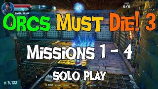 Orcs Must Die 3 Solo Gameplay Maps 14 [upl. by Nnylanna727]