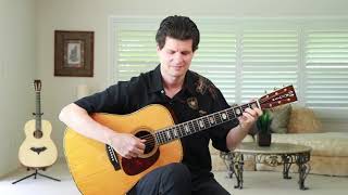 Wahine Ilikea Performed by Jeff Peterson on a 1941 Martin D45 Guitar [upl. by Kcirdehs526]