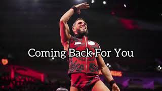 Johnny Gargano Theme Song “Coming Back For You” Arena Effect [upl. by Nelyag56]