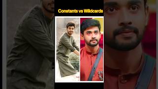 Present contestants vs Wildcard entries comparison  biggboss youtubeshorts shorts [upl. by Hare]