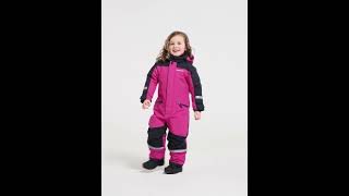 505464 322  Didriksons Neptun Snowsuit Plastic Pink [upl. by Annahaj]