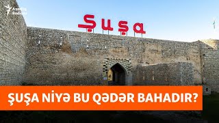 Şuşanın əl yandıran qiymətləri “32 manata çay 3 qat baha yemək” [upl. by Minica697]