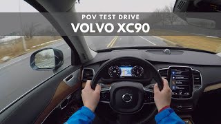 2019 Volvo XC90  POV Test Drive [upl. by Nosidda]