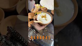 Tried Banarasi food 🍛🧋 food banaras varanasi [upl. by Oglesby]