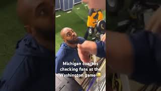 Michigan coaches not going for it 😂 Washington vs Michigan BigTen [upl. by Airres]