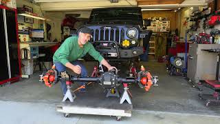 Best Dana44 Front Axle Upgrade for Jeep Wrangler Fusion Elite is PERFECTION [upl. by Attaynik]