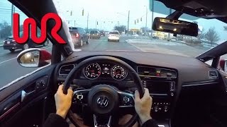 2015 Volkswagen GTI Performance Package DSG  WR TV POV City Drive [upl. by Amerigo]