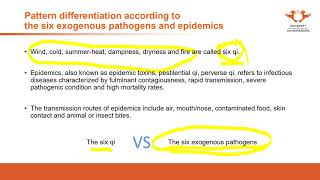 208 UJ online lectures47 Diagnostics Syndrome Differentiation Of The Aetiological Factors [upl. by Usanis]