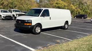 2019 Chevy Express 3500 Extended Cargo Van [upl. by Atenik453]