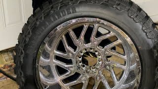 37135022 Centennial Dirt Commander MT  22x14  2011 Chevy Silverado  Tire Review Lifted Truck [upl. by Okihsoy249]