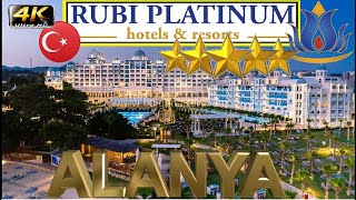 4K ALANYA RUBI PLATINUM SPA RESORT SUITES 2024 HOTEL ЛИЧНОЕ МНЕНИЕ GOOD BEACH RESORT ANTALYA TURKEY [upl. by Giles]