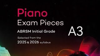 ABRSM Piano 2025 amp 2026 Initial Grade A3 The bear is sleeping  Björnen sover by Tradition Swedish [upl. by Immat]