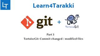 TortoiseGit Tutorial 3 git add staging  commit and push [upl. by Ellenwad775]