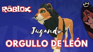 Jugando Orgullo de Leon Roblox [upl. by Esmerelda]