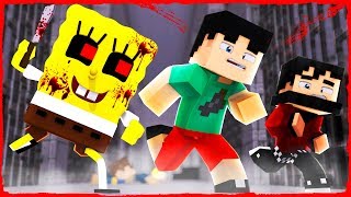 Minecraft SPONGEBOBEXE  How to ESCAPE SpongeBob PRISON [upl. by Hoes]