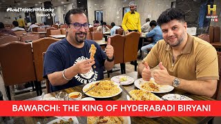 The Legendary Hyderabadi Biryani at Bawarchi  RoadTrippinwithRocky S10  D02V04 [upl. by Tiertza280]