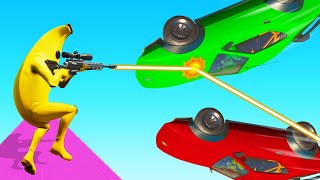 SNIPERS VS UPSIDE DOWN SUPERCARS Fortnite Funny Moments [upl. by Camfort]