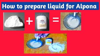 Alpona Tutorial 10  How to prepare liquid for Alpona  How to make White liquid colour for Rangoli [upl. by Terrilyn]