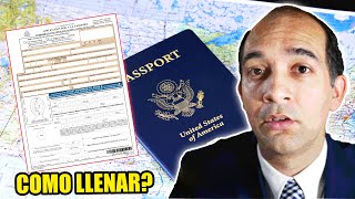 Como Llenar Solicitud del Pasaporte DS11 pasaporte [upl. by Nylareg]