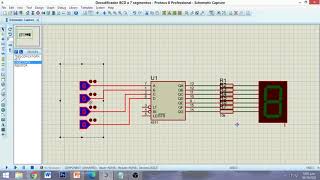 4511 decodificador para Display 7 segmentos [upl. by Esirtal]