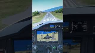 DaltonFlightsimclips  SKPS Pasto Columbia VFR AproachLanding RWY 26 Daher TBM 930 😲🎥 [upl. by Noivax]