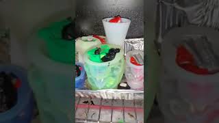 3d printer filament amp scraps melting it into molds 3dprinter 3dprint 3dprinting satisfying [upl. by Ilyak]