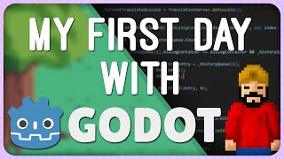 My 1st day of Game Dev with the Godot Engine — but I learned a lot [upl. by Seftton]