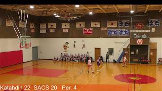 KMHS Middle School BB vs SACS [upl. by Erie]