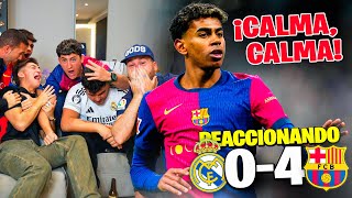 REACCIONANDO al REAL MADRID 04 BARÇA ¡Paliza HISTÓRICA en el BERNABÉU [upl. by Guimar565]