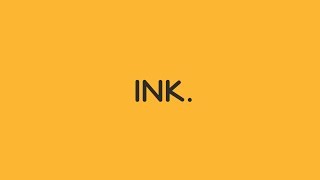 Ink  Animated Typeface [upl. by Ennairoc122]