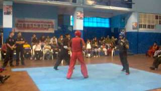 Taekwondo ITF vs Kickboxing light contact 69kg [upl. by Lihkin]