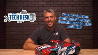 How to switch your Arrma Infraction Mega from NiMh mode to Lipo modeLVC [upl. by Rinee439]